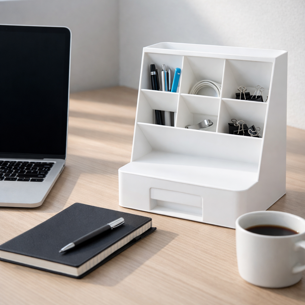 JOYSO™ Multi-Compartment Makeup & Desk Organizer