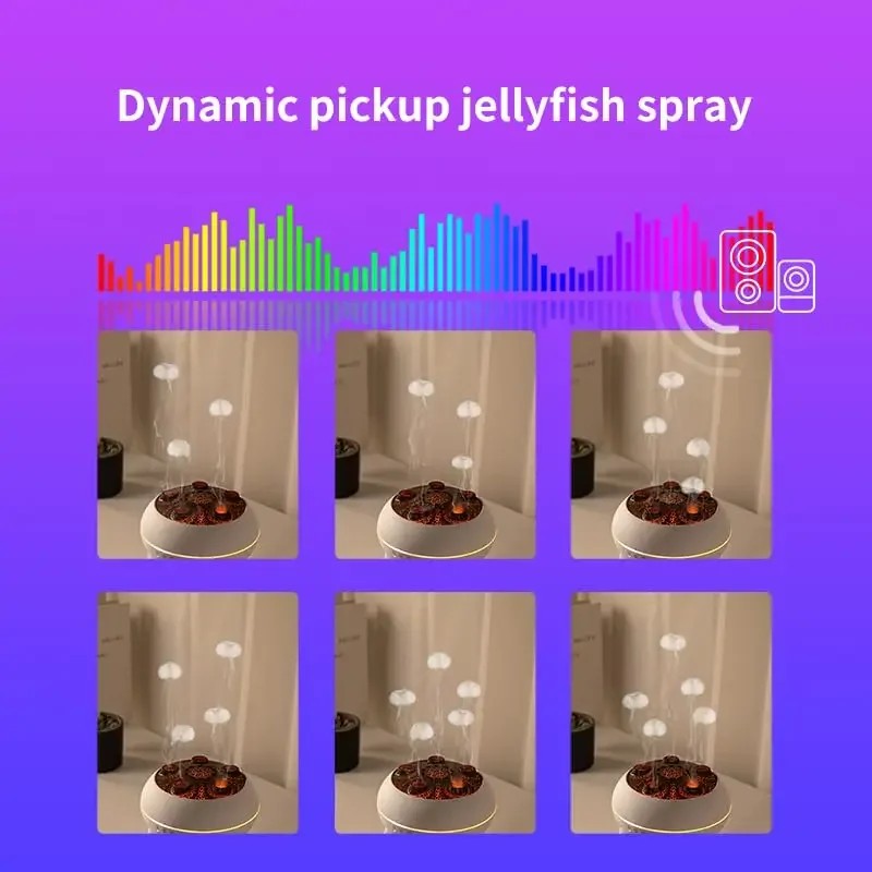 JOYSO™ Jellyfish Aroma Diffuser with LED & Sound Pickup