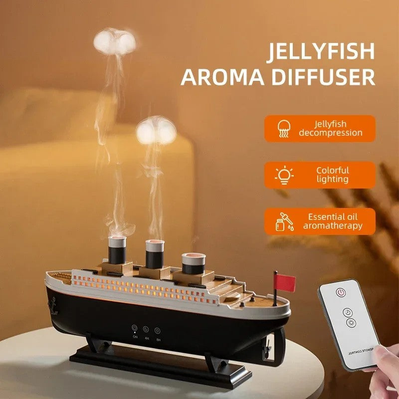 JOYSO™ Ocean Liner Aroma Diffuser with LED Night Light