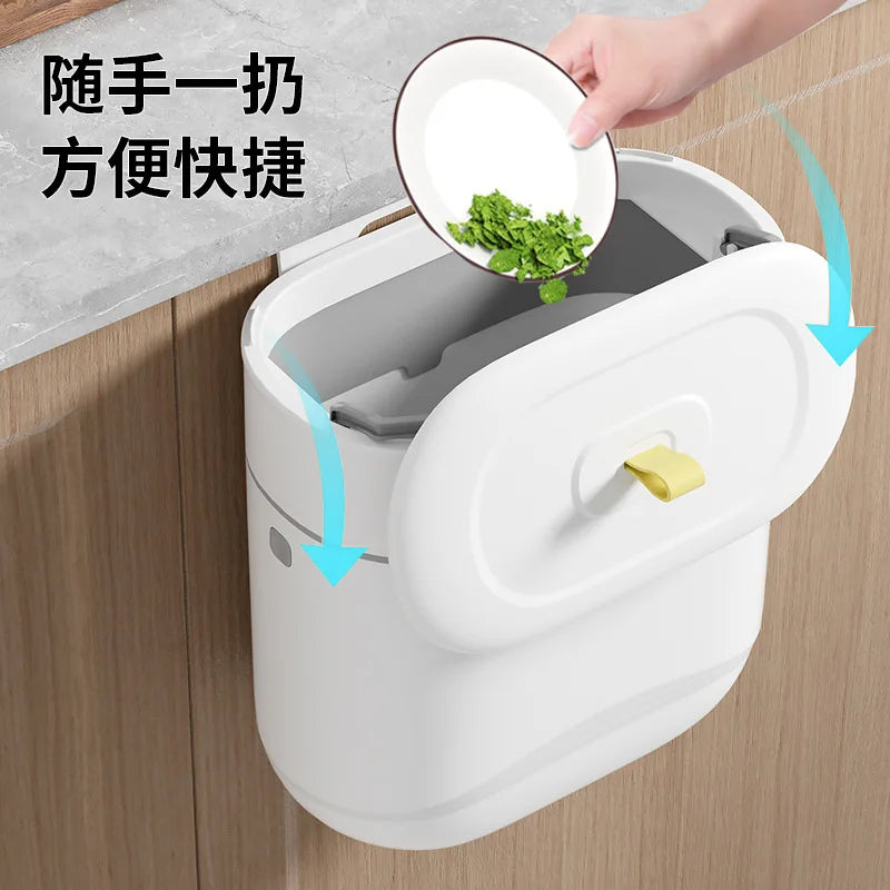 JOYSO™ Wall Mounted Hanging Trash Can for Kitchen