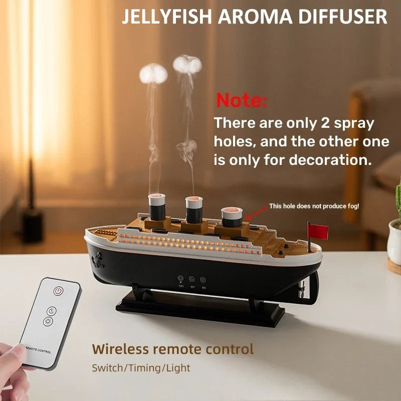 JOYSO™ Ocean Liner Aroma Diffuser with LED Night Light