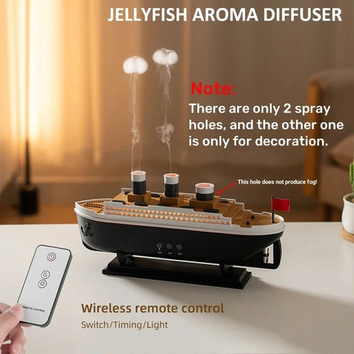 JOYSO™ Ocean Liner Aroma Diffuser with LED Night Light