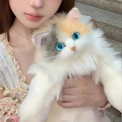 JOYSO™ Cute Plush Cat Backpack for Girls – Kawaii Style