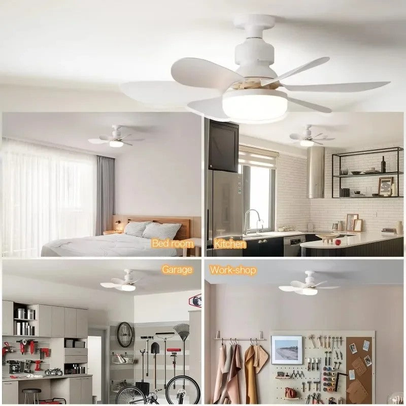 JOYSO™ 20.5 Inch Ceiling Fan with LED & Remote Control