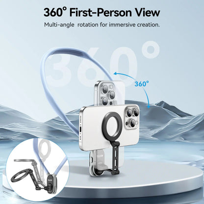JOYSO™ 360° Neck Phone Holder for Vlogging & POV