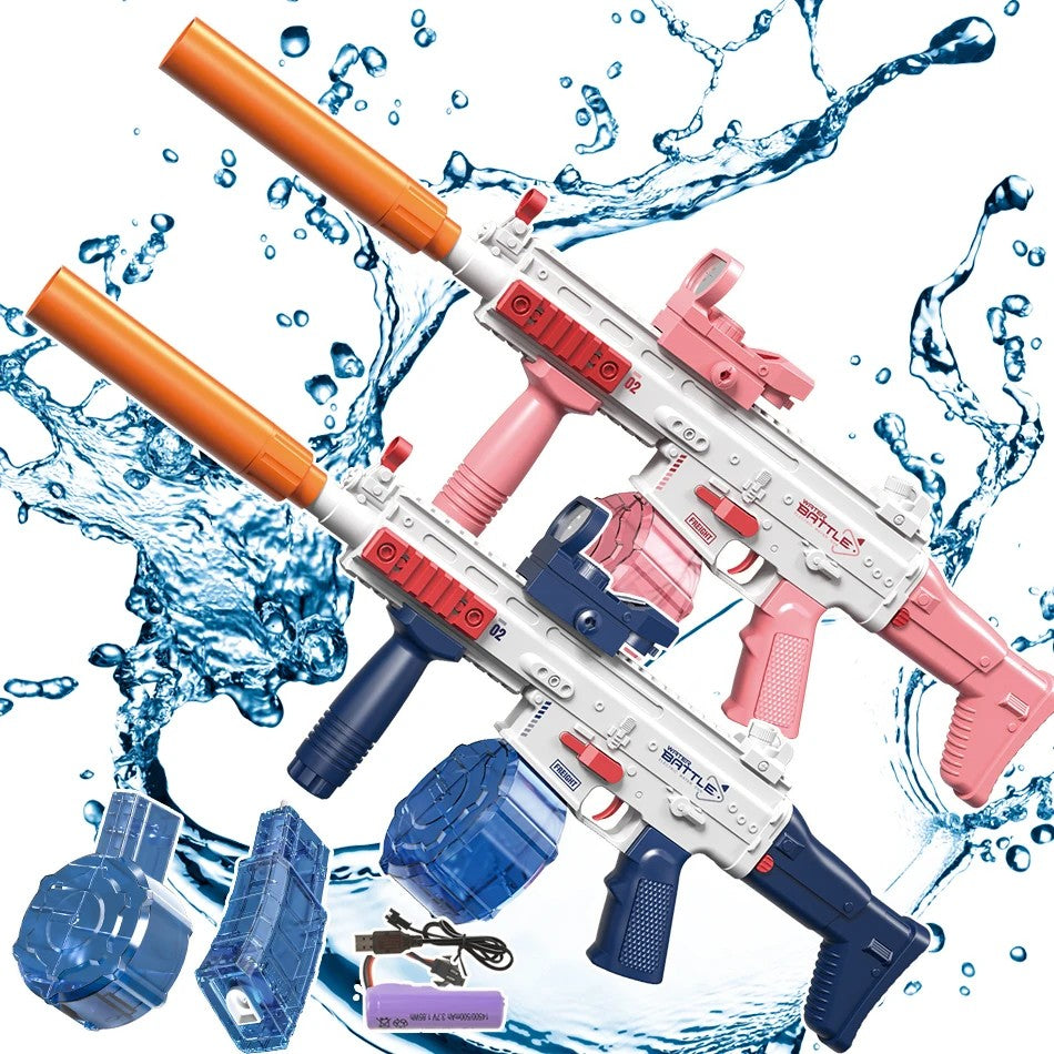 JOYSO™ Electric Water Rifle with Drum & Clip Magazine