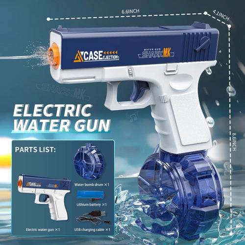JOYSO™ USB Rechargeable Electric Water Gun – Blue