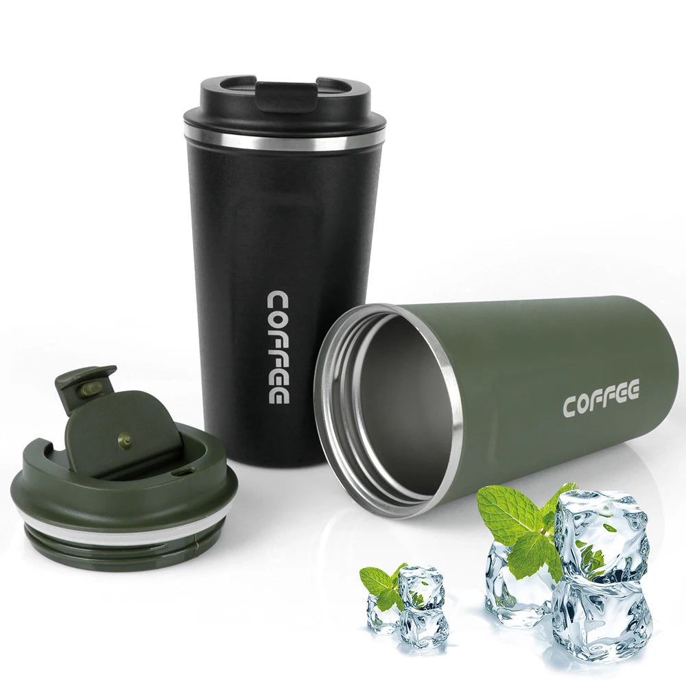 JOYSO™ Stainless Steel Insulated Travel Coffee Mug