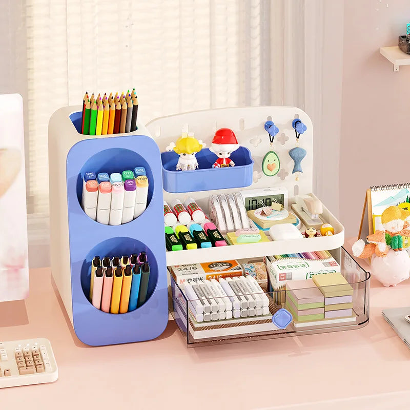 JOYSO™ Desktop Organizer with Pen Holder & Book Stand