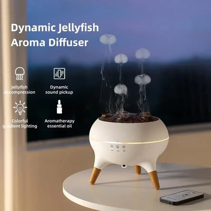 JOYSO™ Jellyfish Aroma Diffuser with LED & Sound Pickup