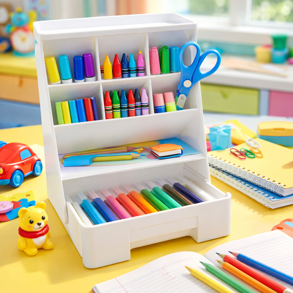 JOYSO™ Multi-Compartment Makeup & Desk Organizer