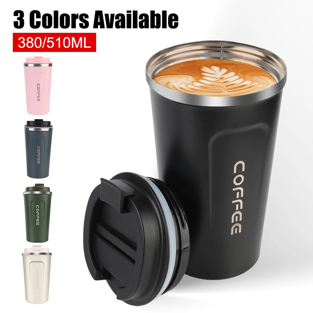 JOYSO™ Stainless Steel Insulated Travel Coffee Mug