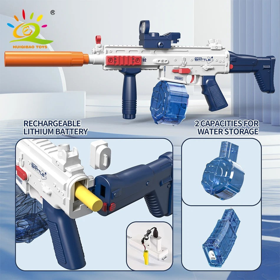 JOYSO™ Electric Water Rifle with Drum & Clip Magazine