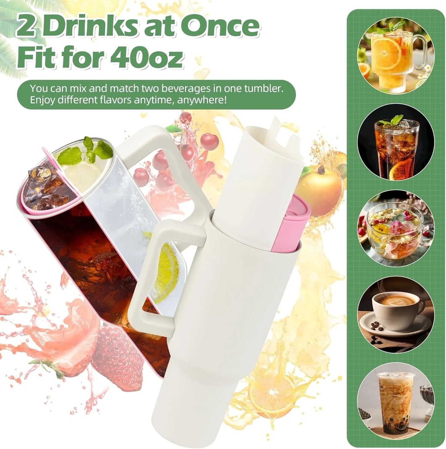 JOYSO™ 2-in-1 Cup Dividers for Stanley 40oz Tumbler