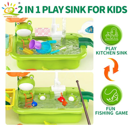 JOYSO™ Kids Dishwasher Sink Toy Set with Running Water