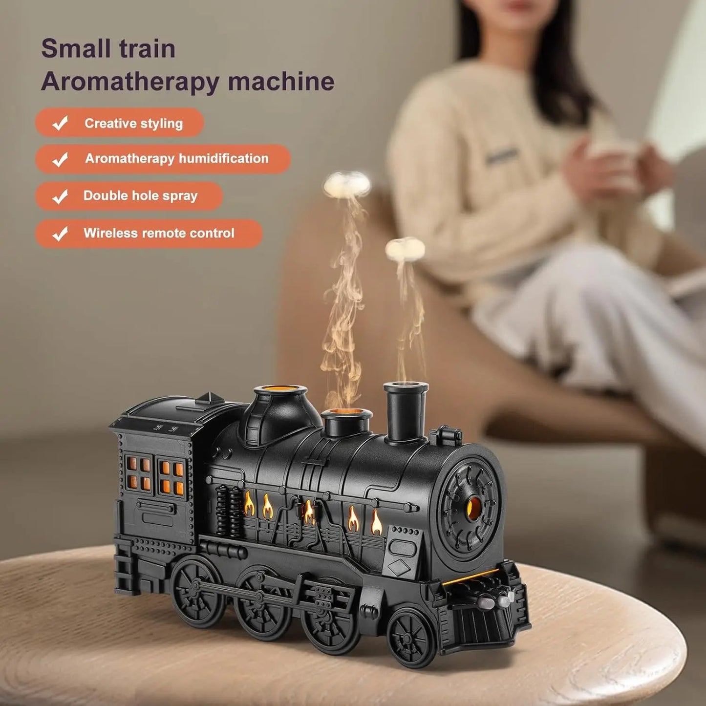 JOYSO™ Train-Style Essential Oil Diffuser Humidifier