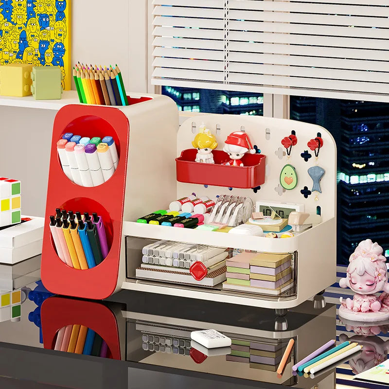 JOYSO™ Desktop Organizer with Pen Holder & Book Stand