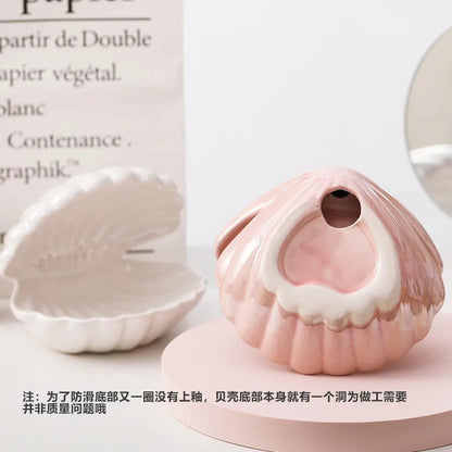JOYSO™ Pearl Shell Ceramic Night Light Bedside Lamp