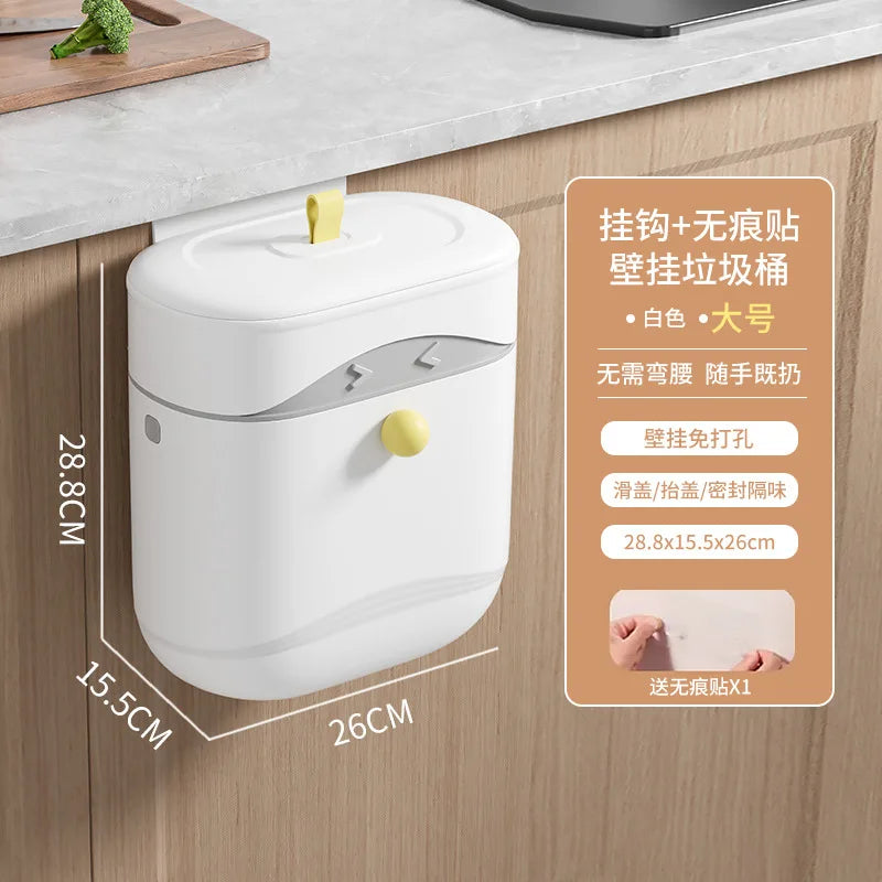 JOYSO™ Wall Mounted Hanging Trash Can for Kitchen