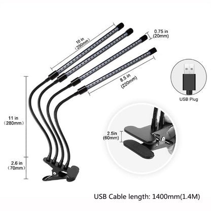 JOYSO™ 3-Color USB Dimmable Full Spectrum Grow Lamp