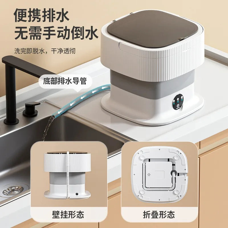 JOYSO™ 10L Portable Foldable Mini Washing Machine