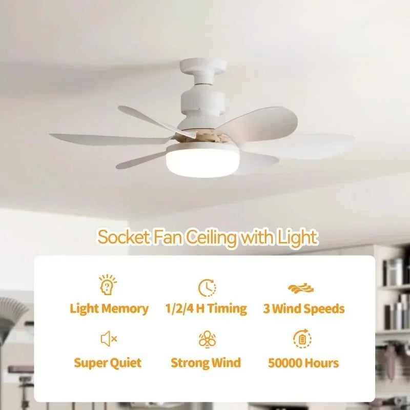 JOYSO™ 20.5 Inch Ceiling Fan with LED & Remote Control