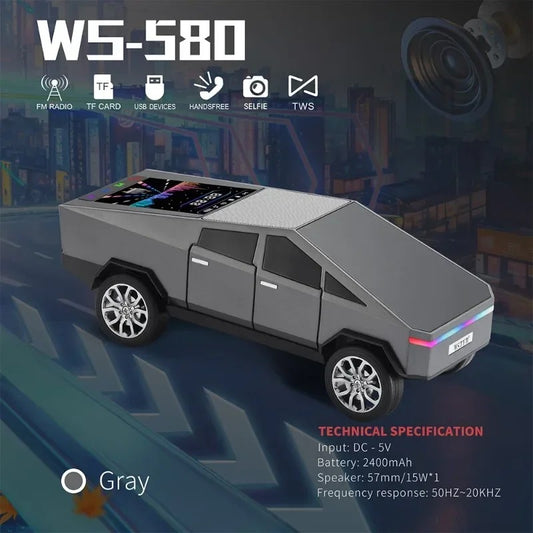 JOYSO™ Tesla Cyber Pickup RGB Bluetooth Speaker
