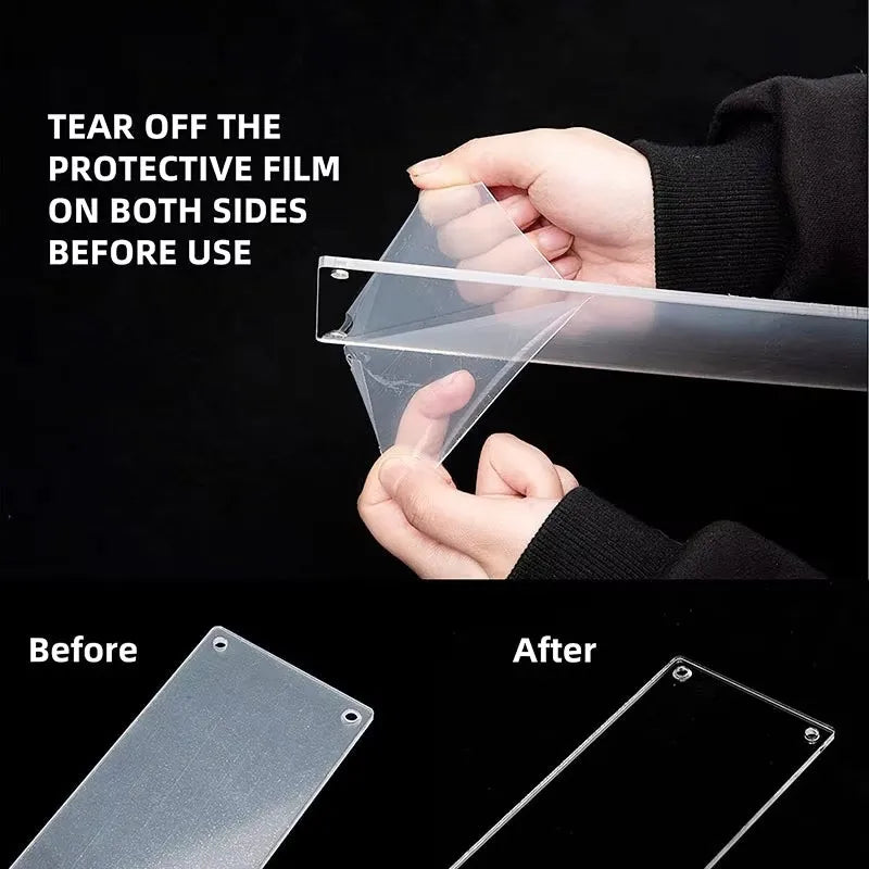 JOYSO™ Acrylic Clear Riser Display Stand – 1 to 4 Tier
