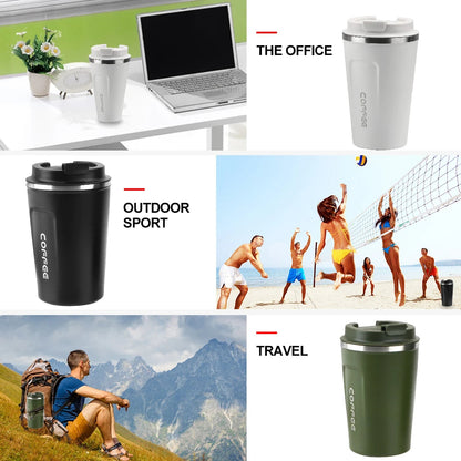 JOYSO™ Stainless Steel Insulated Travel Coffee Mug