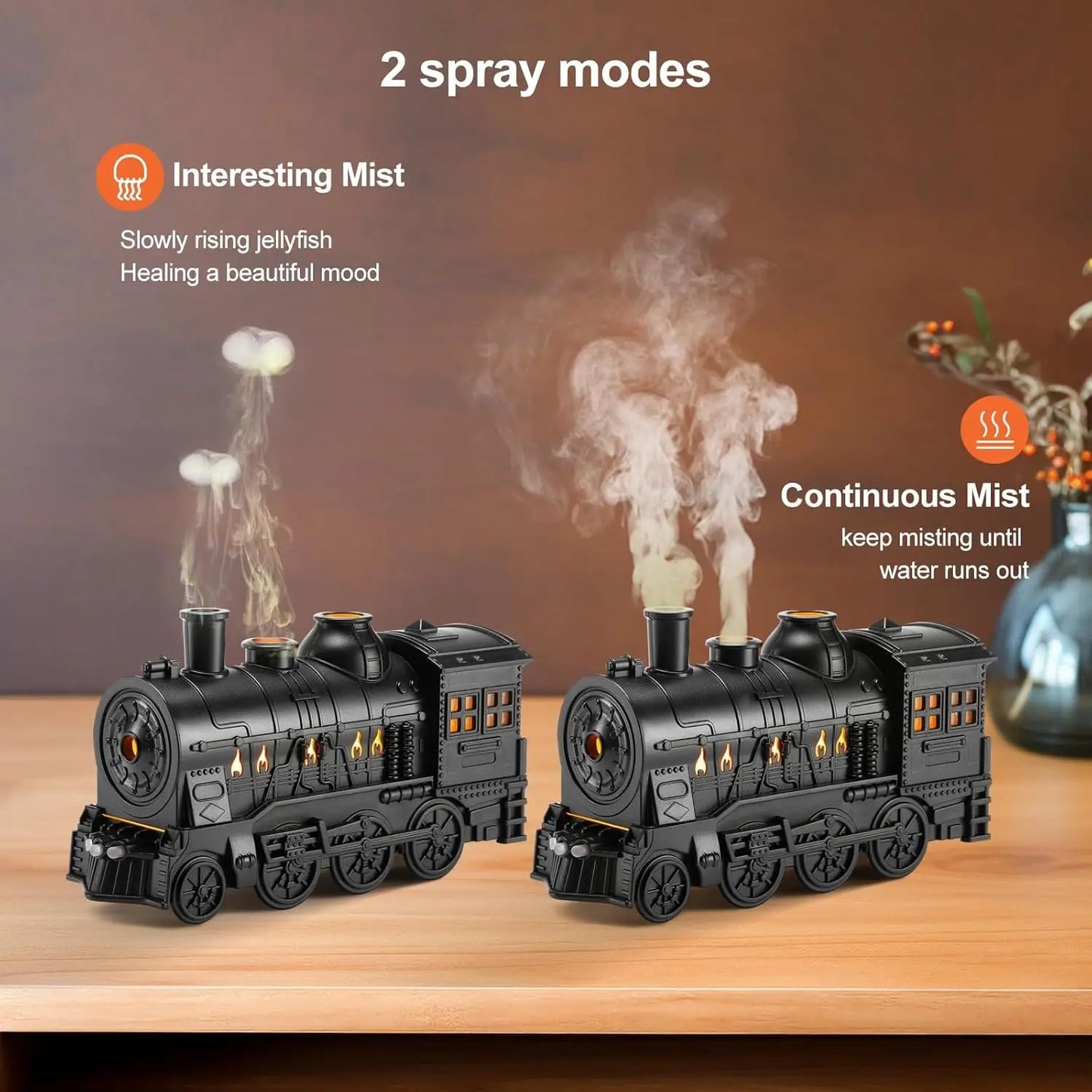 JOYSO™ Train-Style Essential Oil Diffuser Humidifier