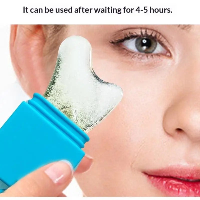 JOYSO™ Gua Sha Silicone Ice Face Roller – Cold Therapy