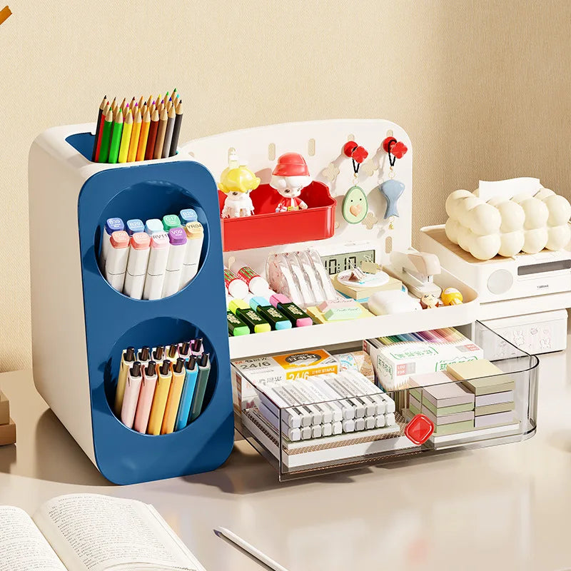 JOYSO™ Desktop Organizer with Pen Holder & Book Stand