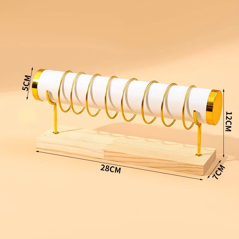 JOYSO™ Gold Rim Bracelet & Jewelry Storage Rack