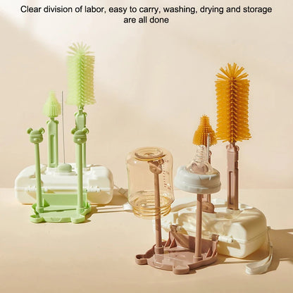 JOYSO™ 6-in-1 Portable Baby Bottle Cleaning Brush Kit