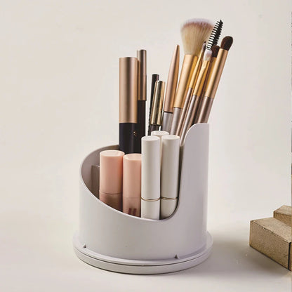 JOYSO™ 360° Rotating Makeup Brush Holder with Dustproof Lid