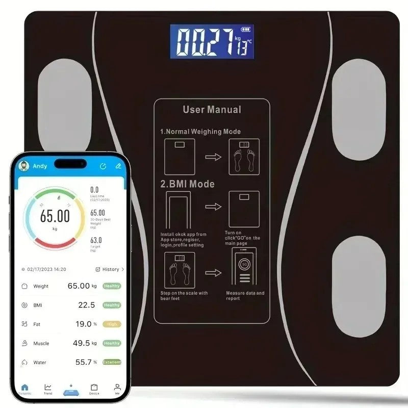 JOYSO™ Smart Electronic Body Fat Weight Scale
