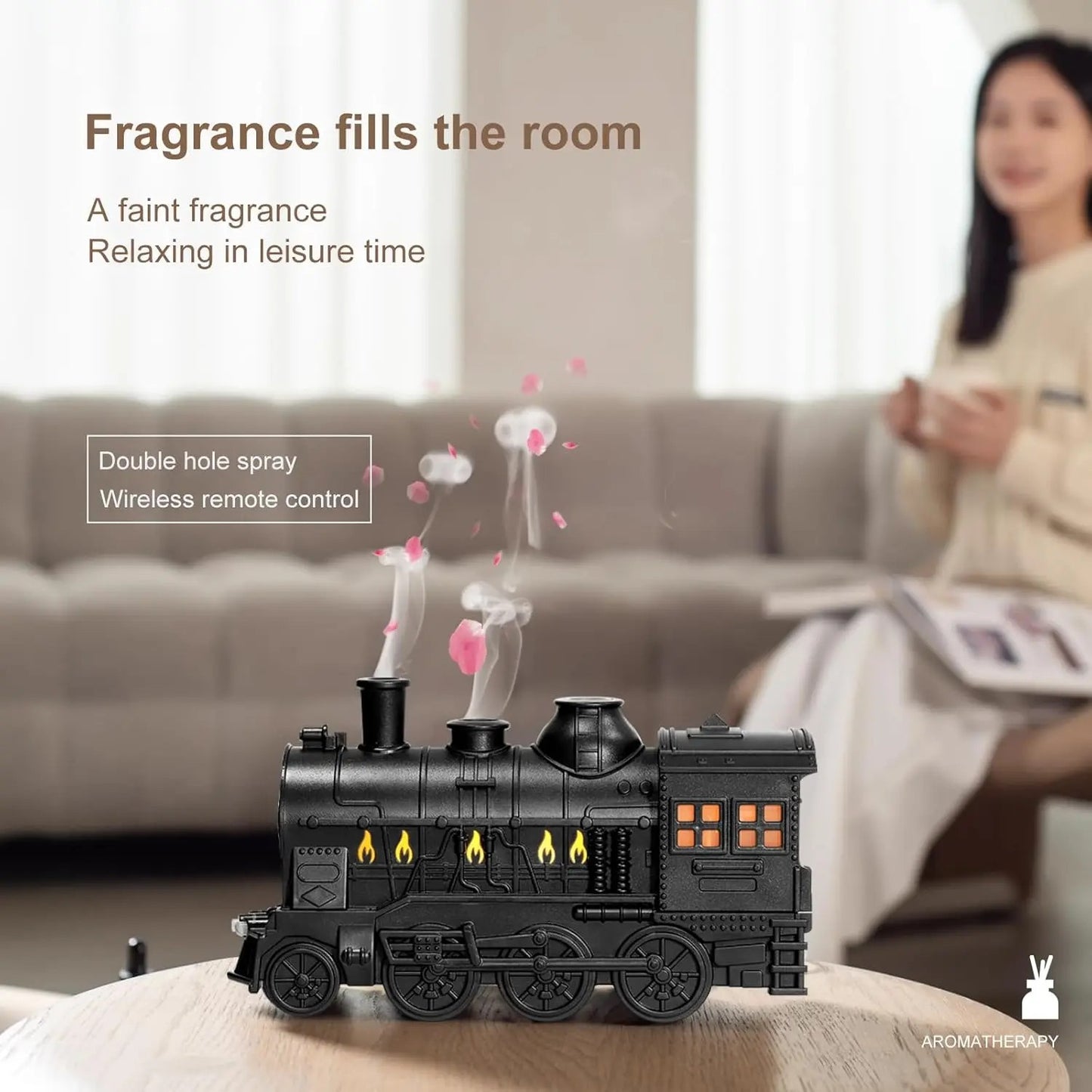 JOYSO™ Train-Style Essential Oil Diffuser Humidifier