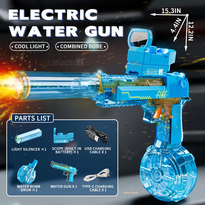 JOYSO™ Electric USB Water Gun with Drum Magazine