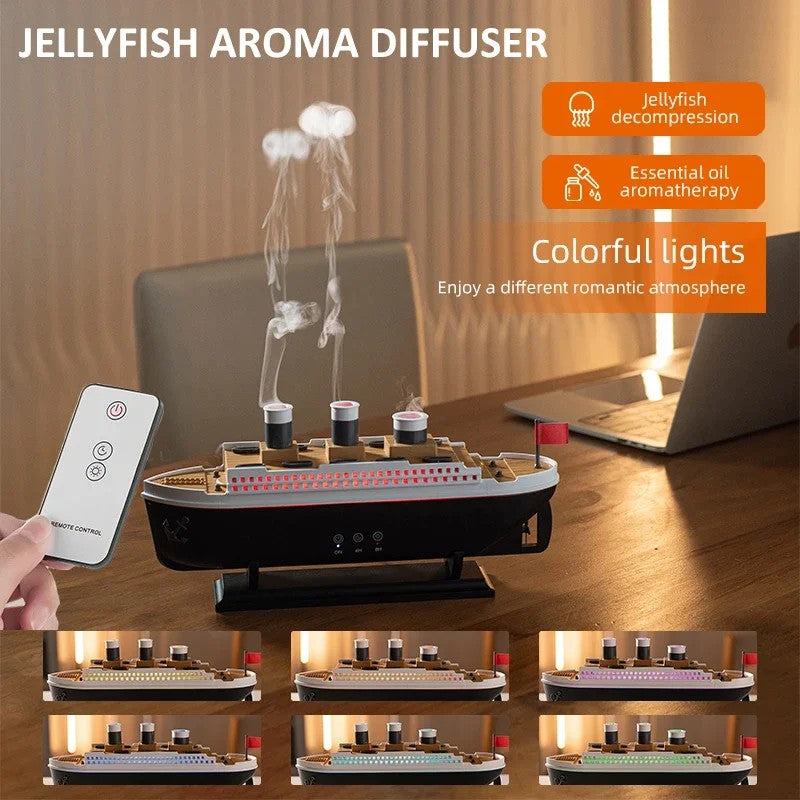 JOYSO™ Ocean Liner Aroma Diffuser with LED Night Light