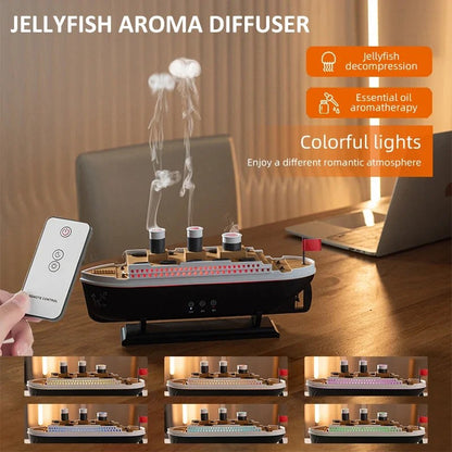 JOYSO™ Ocean Liner Aroma Diffuser with LED Night Light