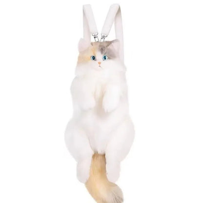 JOYSO™ Cute Plush Cat Backpack for Girls – Kawaii Style