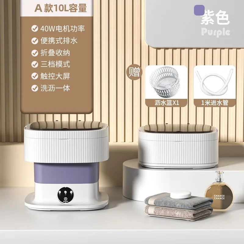 JOYSO™ 10L Portable Foldable Mini Washing Machine