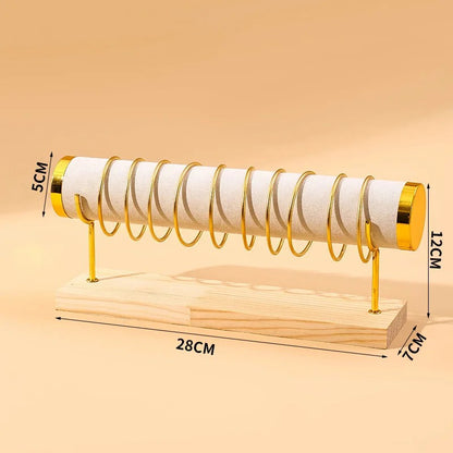 JOYSO™ Gold Rim Bracelet & Jewelry Storage Rack