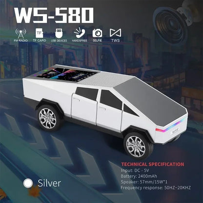 JOYSO™ Tesla Cyber Pickup RGB Bluetooth Speaker