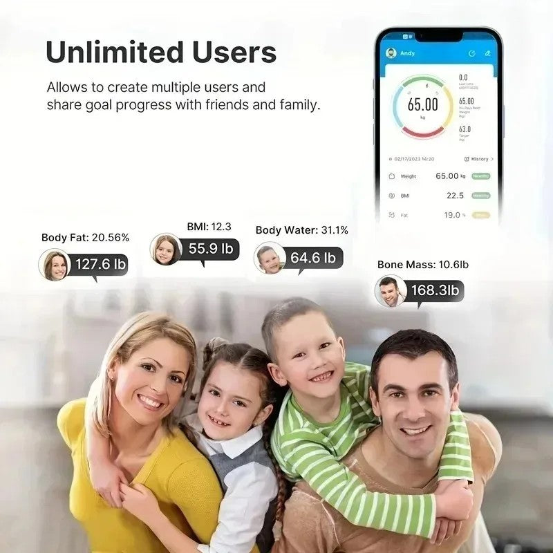 JOYSO™ Smart Electronic Body Fat Weight Scale