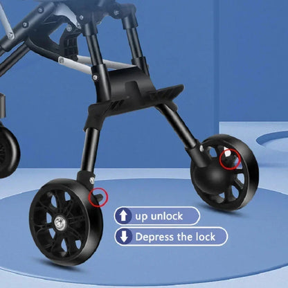 JOYSO™ Lightweight Foldable Baby Stroller – 4 Wheel
