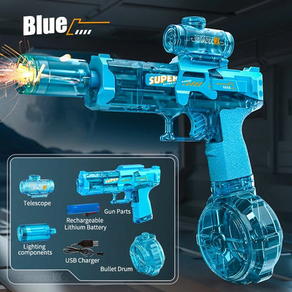 JOYSO™ Electric USB Water Gun with Drum Magazine