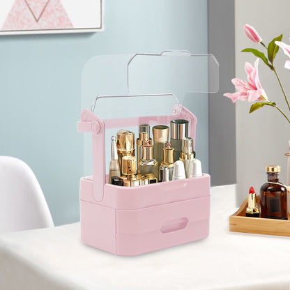 JOYSO™ Large Makeup Organizer with Dustproof Lid & Drawers