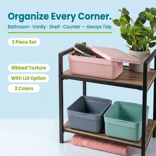 JOYSO™ Modern Bathroom Accessories Organizer Set