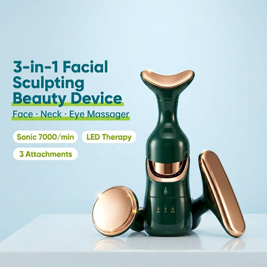 JOYSO™ 3-in-1 Facial Sculpting Beauty Device with LED